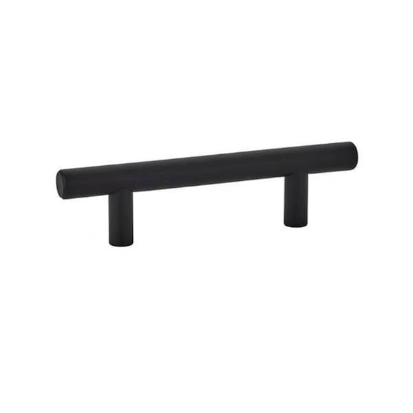 Patioplus 3 in. Center to Center Brass Bar Cabinet Pull, Flat Black PA2006809 - main